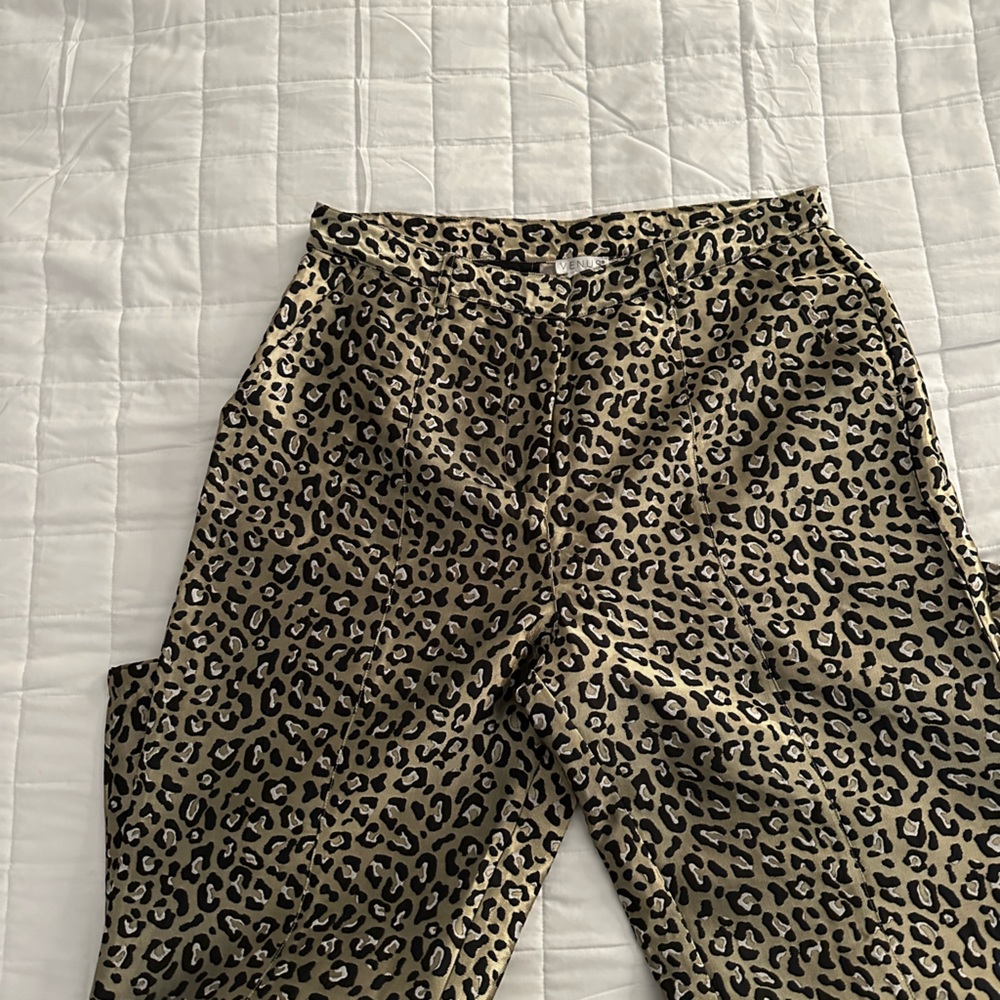Leopard Print Dress Pants